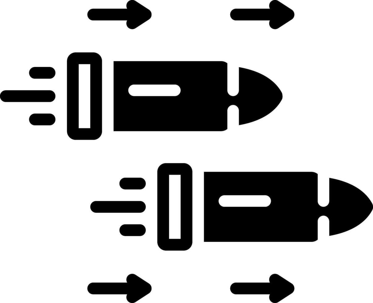 solide icoon voor snel vector