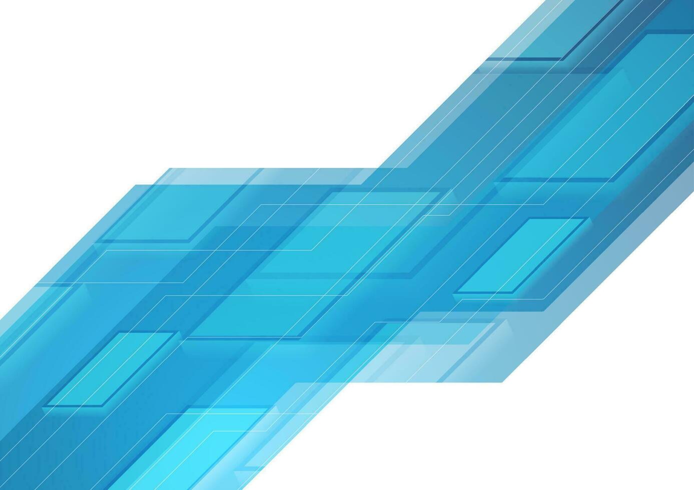 abstract blauw hi-tech minimaal achtergrond vector