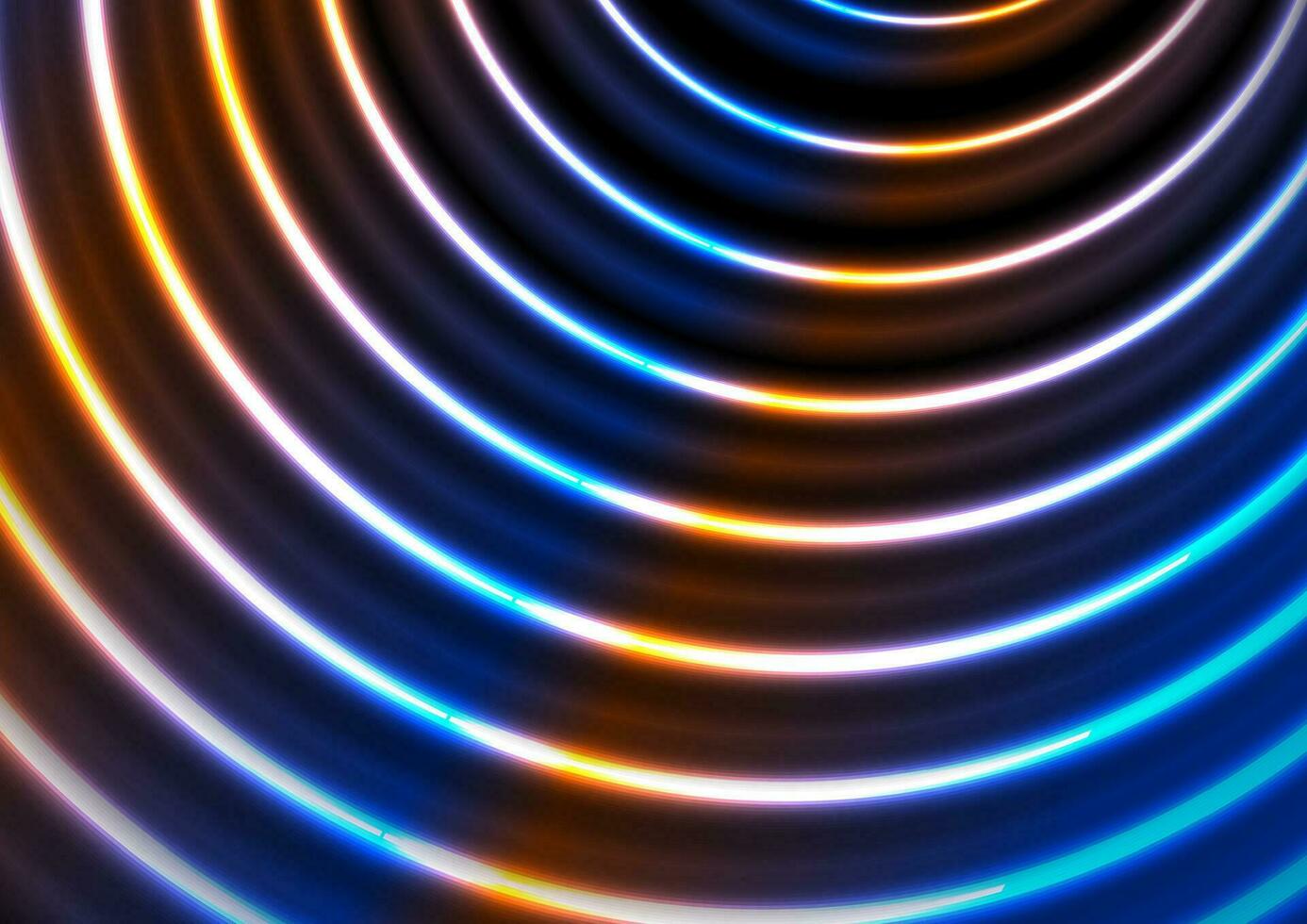 blauw ultraviolet neon gloeiend cirkels abstract achtergrond vector