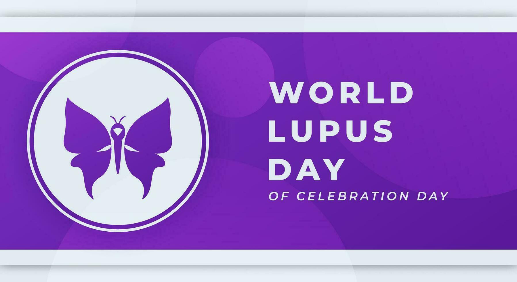 wereld lupus dag viering vector ontwerp illustratie voor achtergrond, poster, banier, reclame, groet kaart