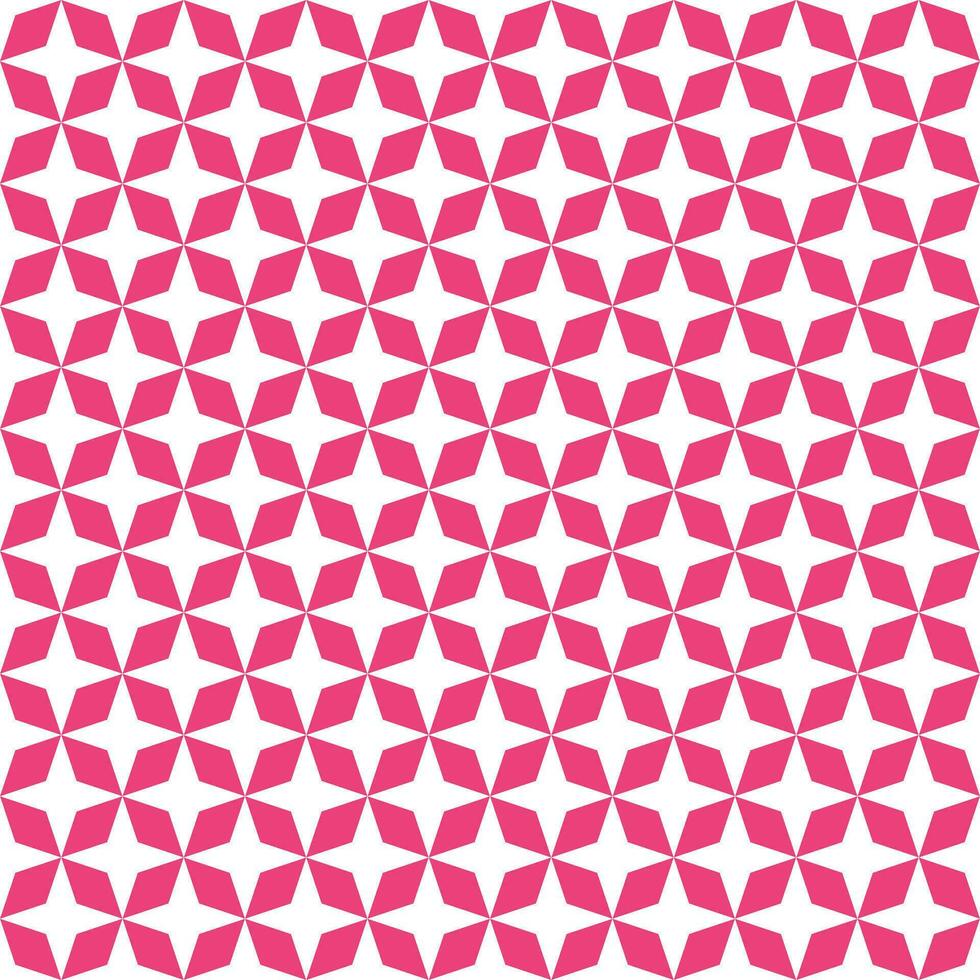 roze 4 punt ster. 4 punt ster patroon. 4 punt ster patroon achtergrond. 4 punt ster achtergrond. naadloos patroon. voor achtergrond, decoratie, geschenk omhulsel vector