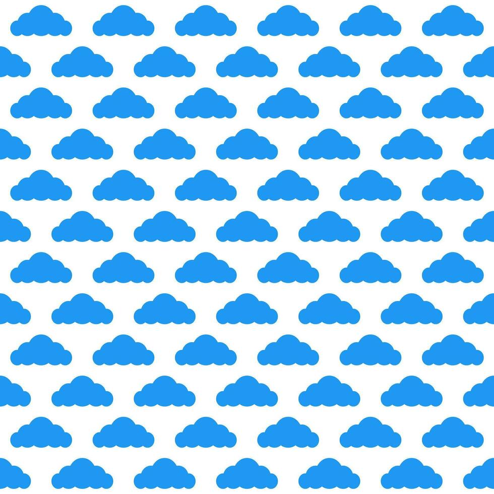 blauw wolk. wolk patroon. wolk patroon achtergrond. wolk achtergrond. naadloos patroon. voor achtergrond, decoratie, geschenk omhulsel vector