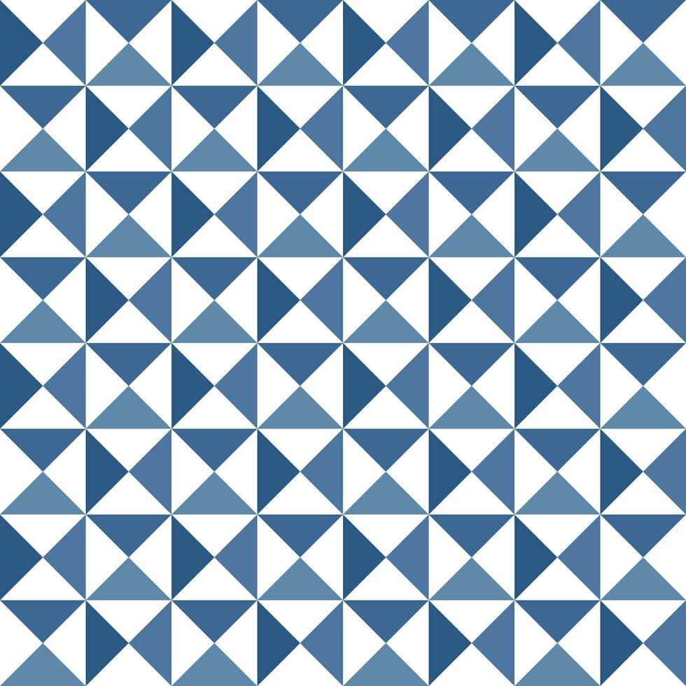 marine blauw driehoek patroon achtergrond. driehoek patroon achtergrond. driehoek achtergrond. naadloos patroon. voor achtergrond, decoratie, geschenk omhulsel vector