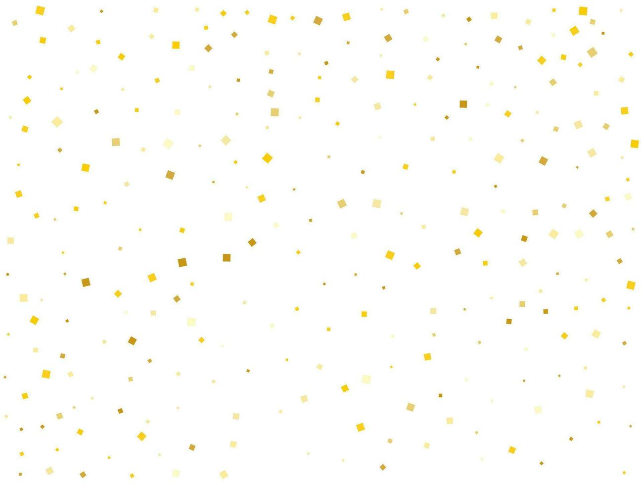 goud vierkanten. confetti viering, vallend gouden abstract decoratie voor feest. vector