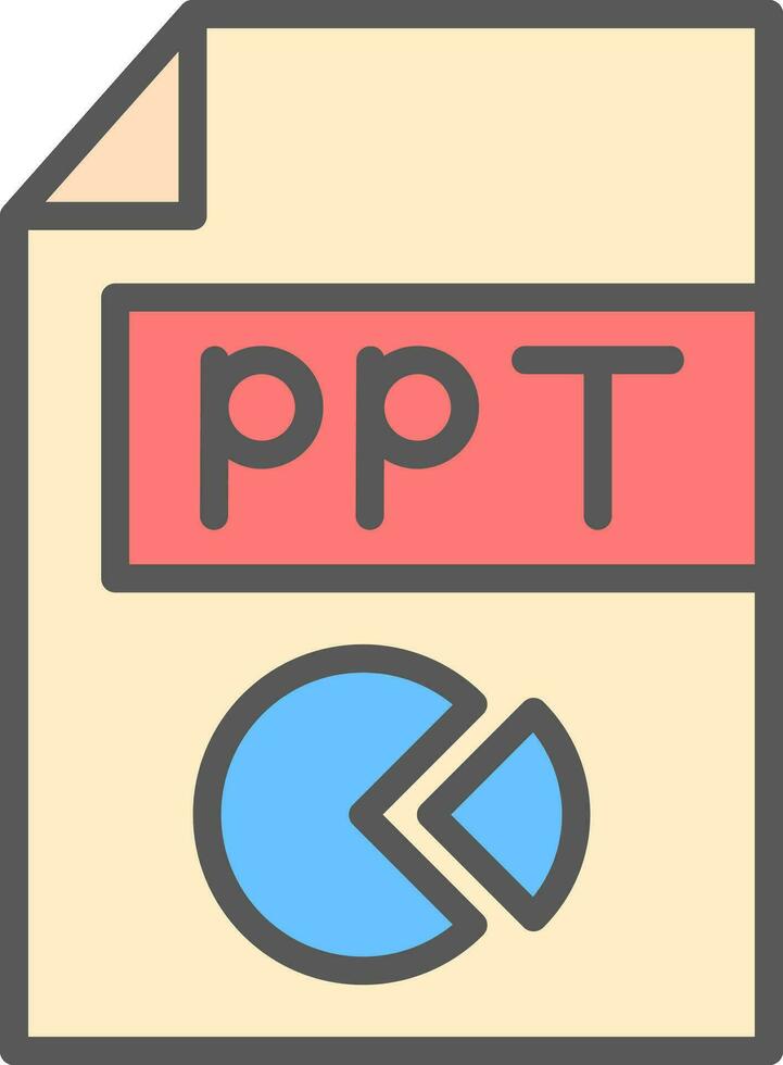 ppt vector icoon ontwerp