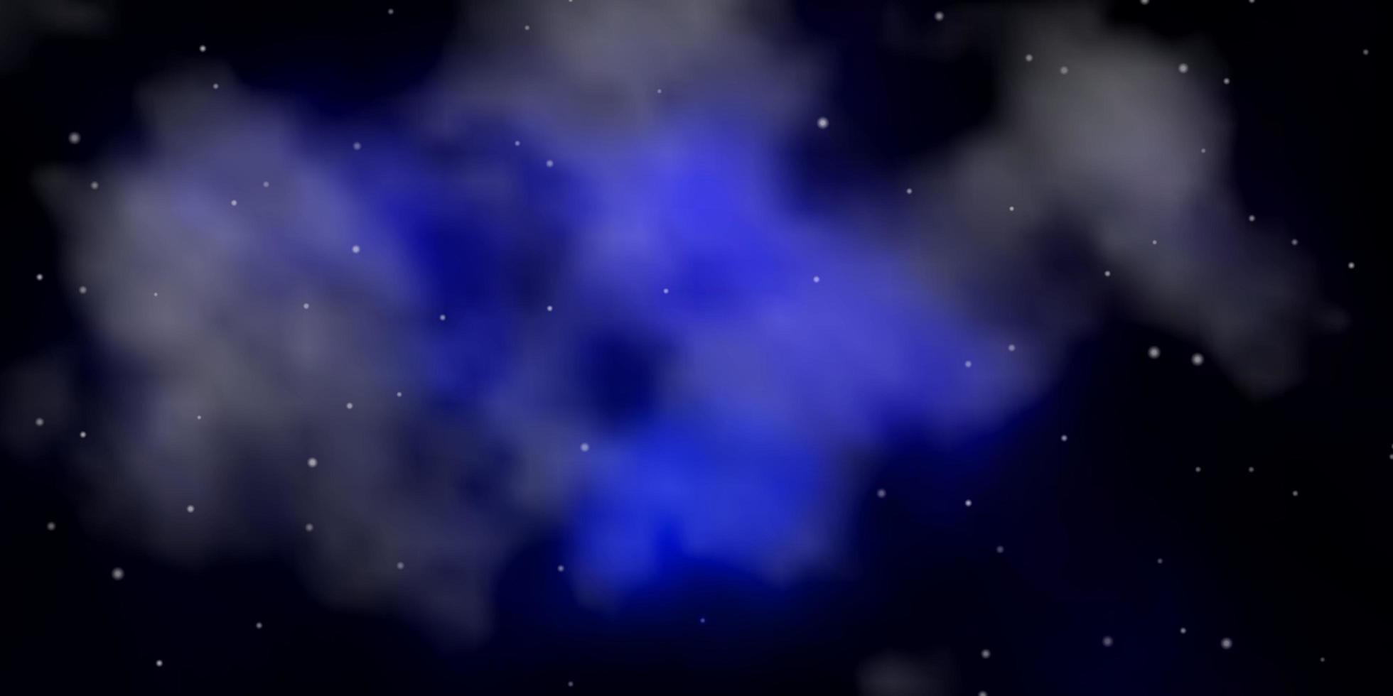 donkergrijze vectorachtergrond met kleine en grote sterren kleurrijke illustratie met abstract gradiëntsterrenthema voor mobiele telefoons vector