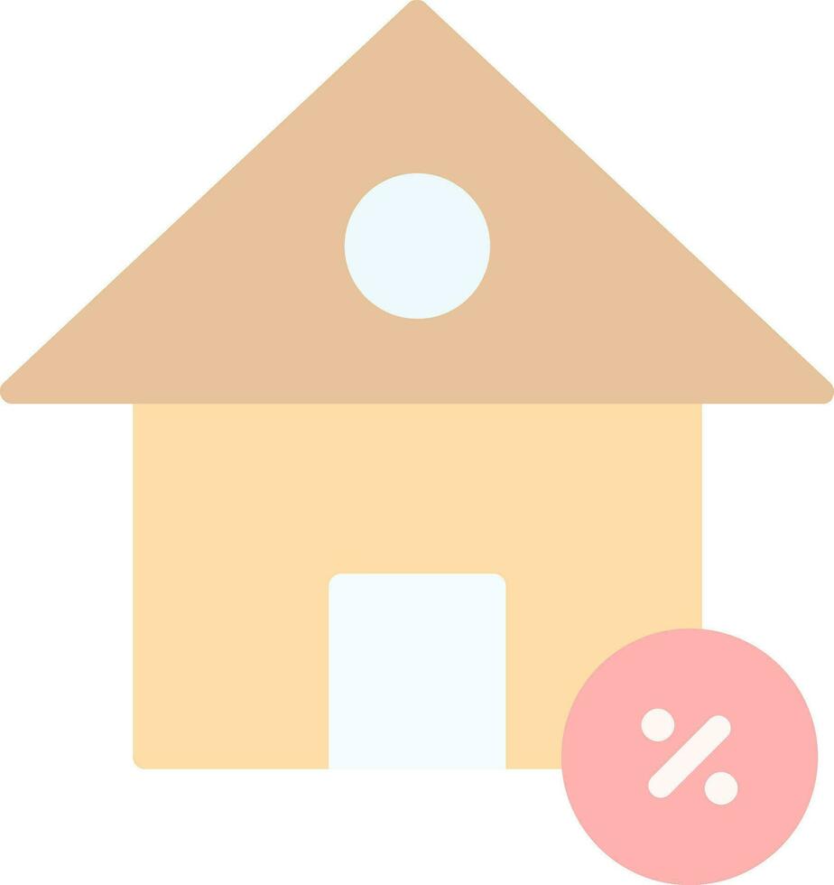hypotheek vector icoon ontwerp