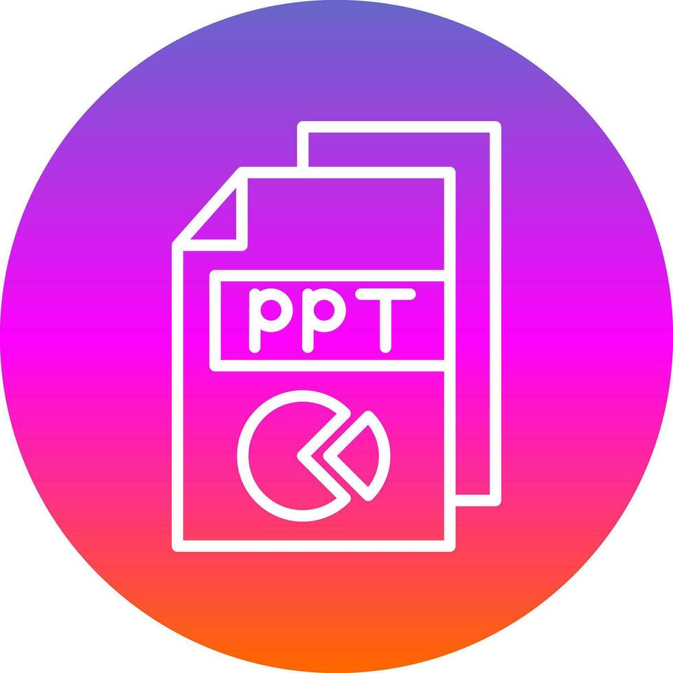 ppt vector icoon ontwerp