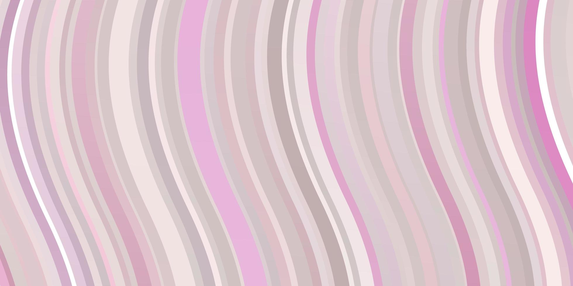 lichtroze vectorachtergrond met lijnen kleurrijke illustratie in abstracte stijl met gebogen lijnenpatroon voor reclameadvertenties vector