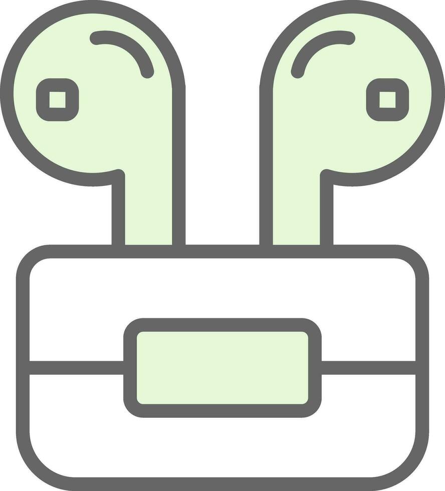 airpods vector icoon ontwerp