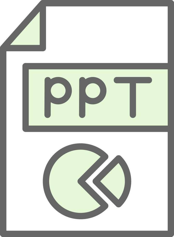 ppt vector icoon ontwerp