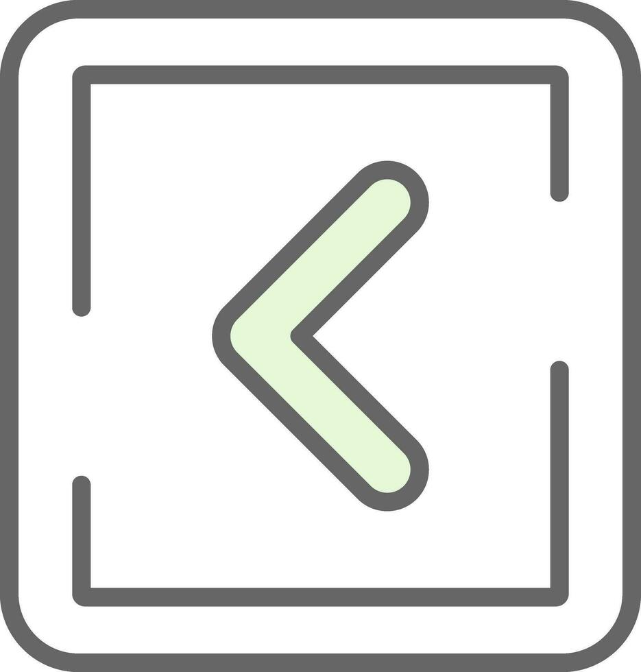 links pijl vector icoon ontwerp