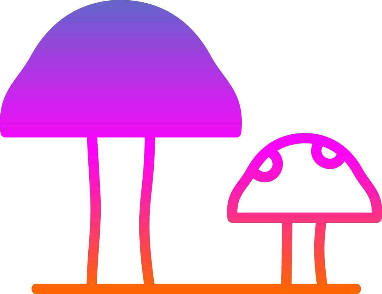 champignons vector icoon ontwerp