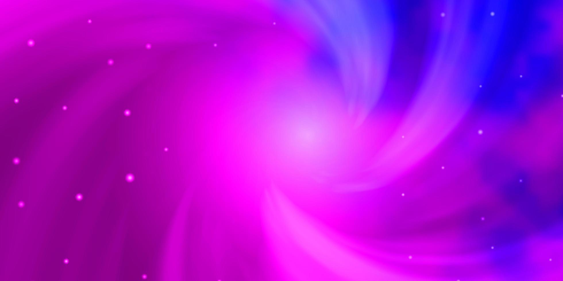 lichtpaarse roze vectorlay-out met heldere sterren kleurrijke illustratie in abstracte stijl met gradiëntsterrenthema voor mobiele telefoons cell vector