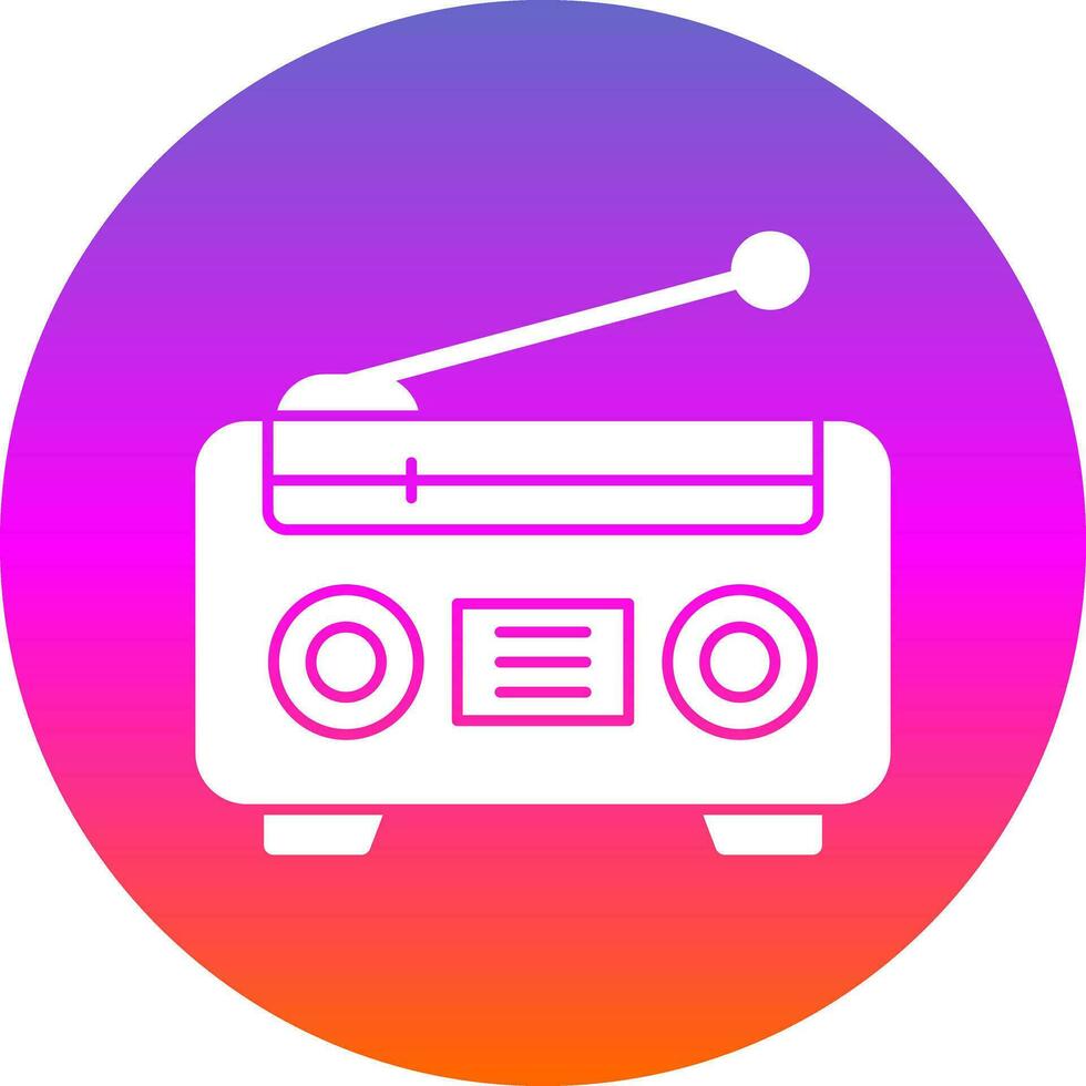 radio vector icoon ontwerp