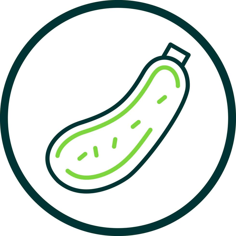 courgettecourgette vector icoon ontwerp