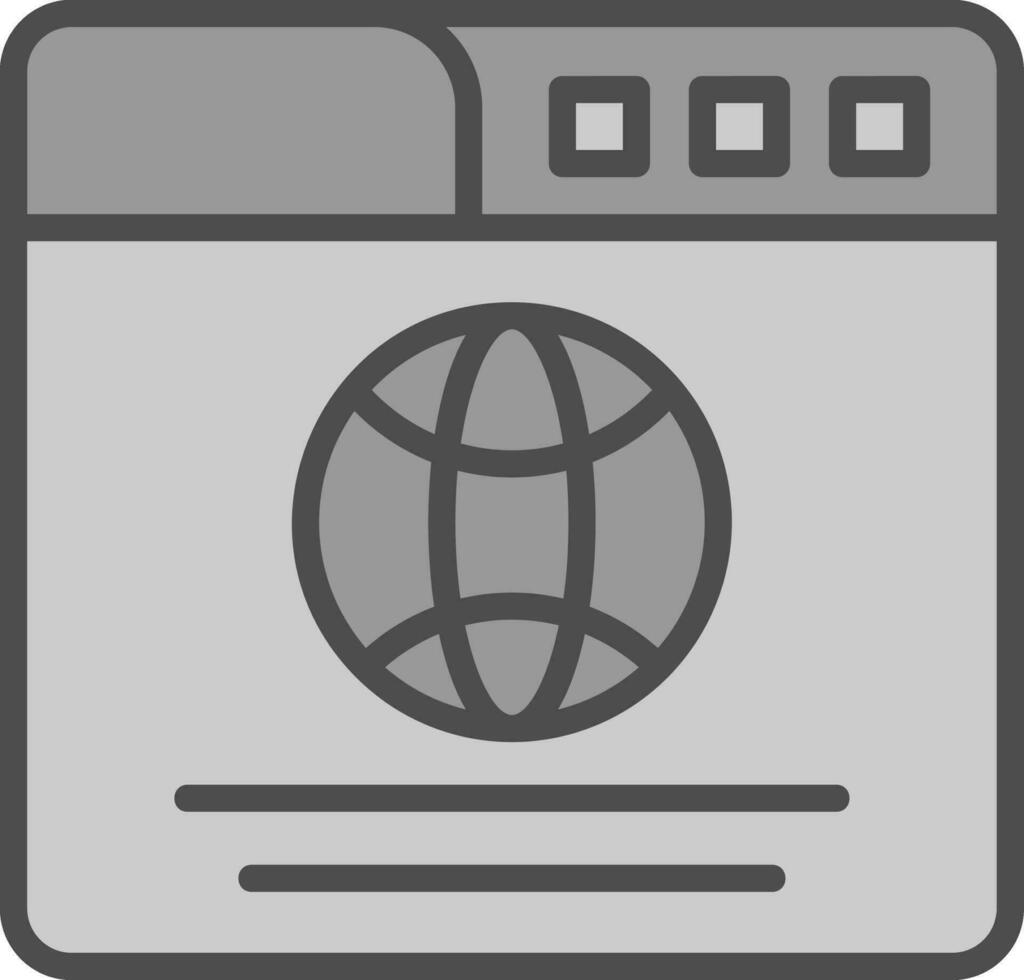 browser vector icoon ontwerp