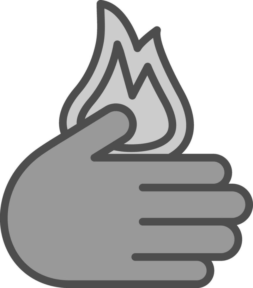 brandwond vector icoon ontwerp