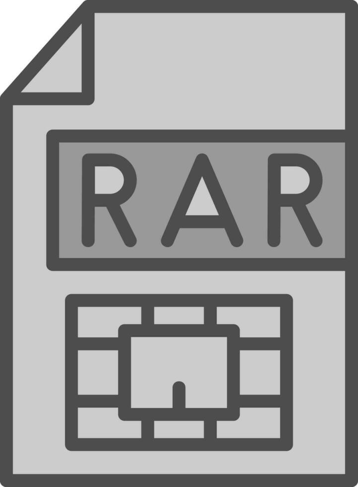 rar vector icoon ontwerp