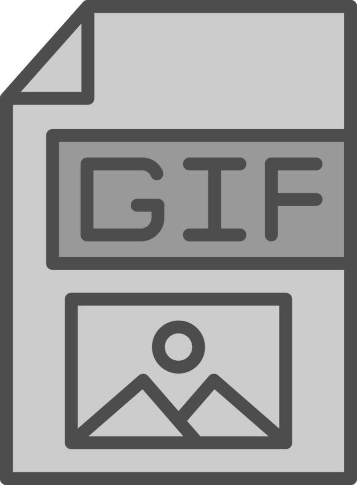 gif vector icoon ontwerp