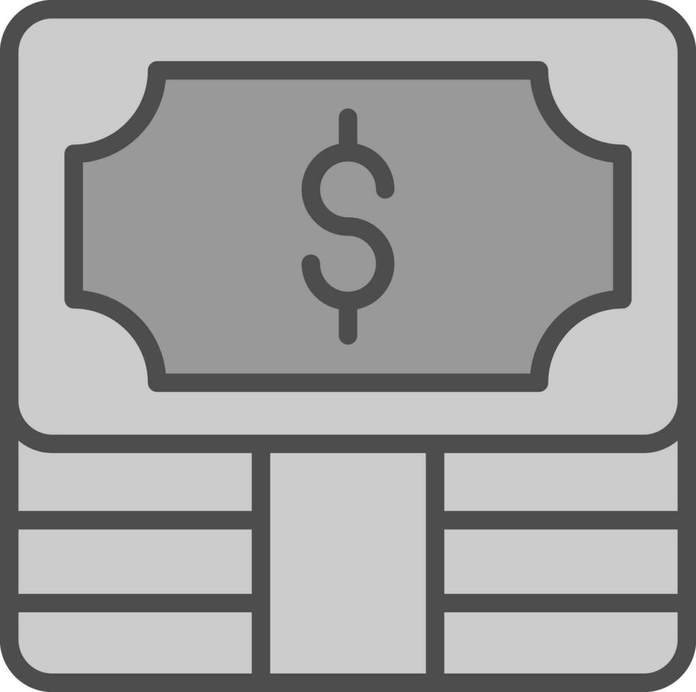 contant geld vector icoon ontwerp