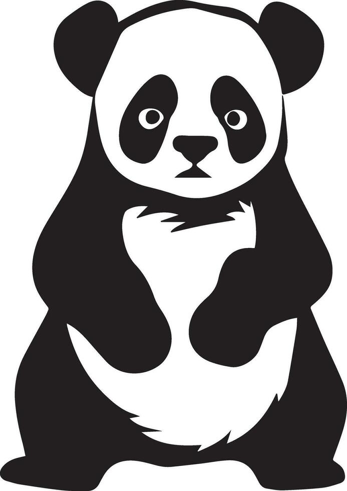 kung fu panda vector tatoeëren ontwerp illustratie