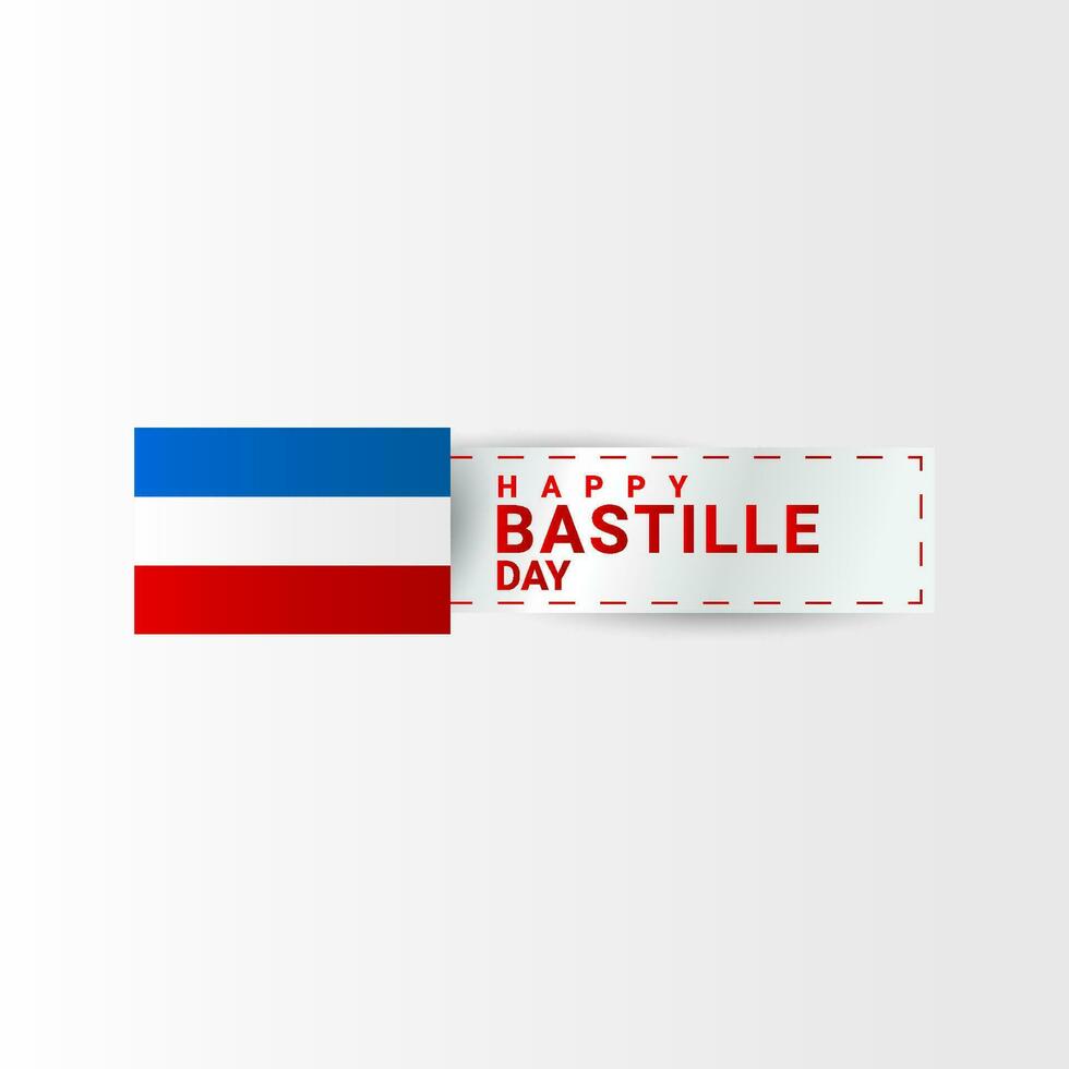 gelukkig Bastille dag achtergrond, geschikt voor affiches, achtergronden, stickers en anderen vector