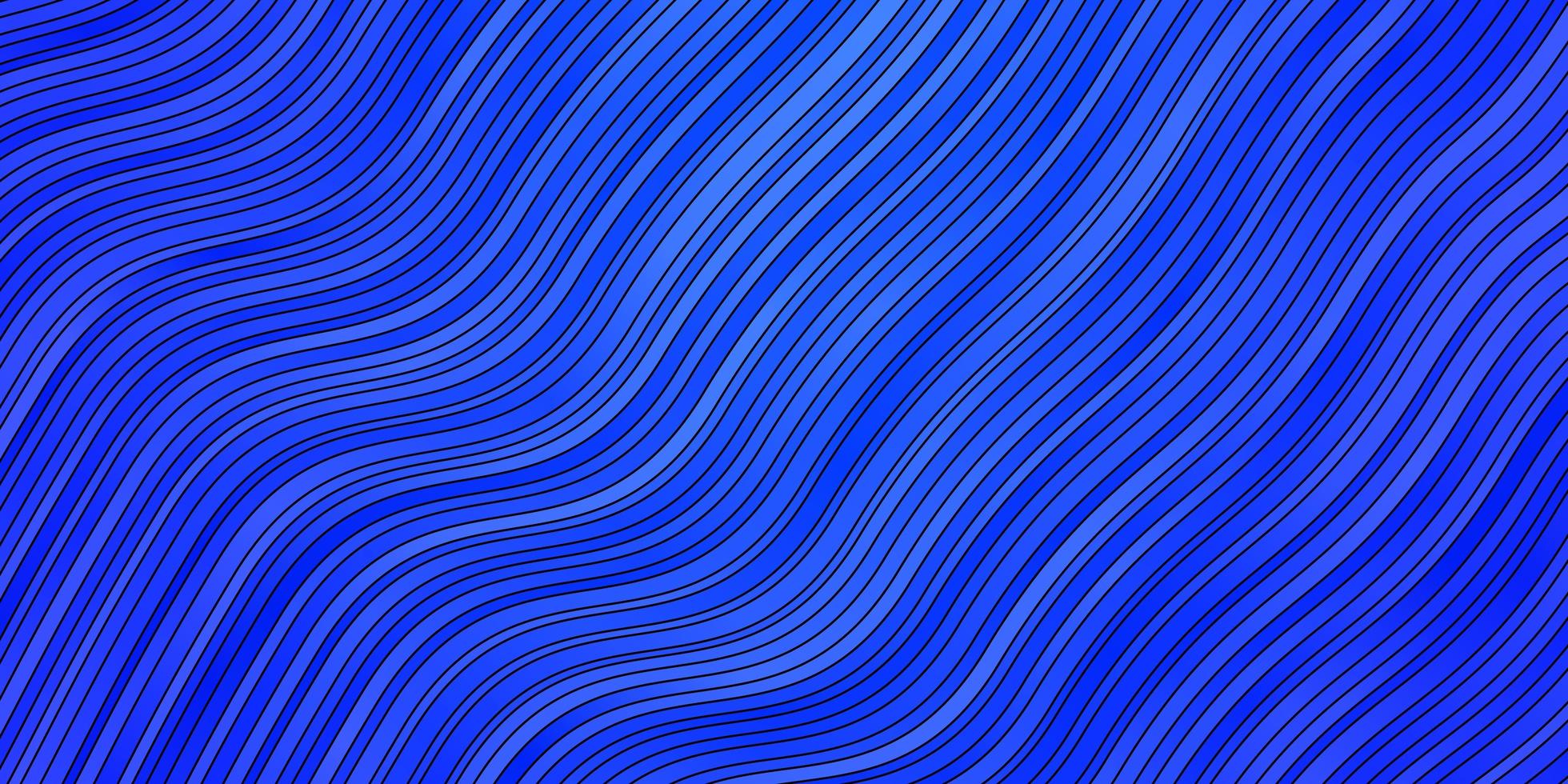 lichtblauwe vectorachtergrond met gebogen lijnenillustratie in abstracte stijl met gradiënt gebogen patroon voor reclameadvertenties vector