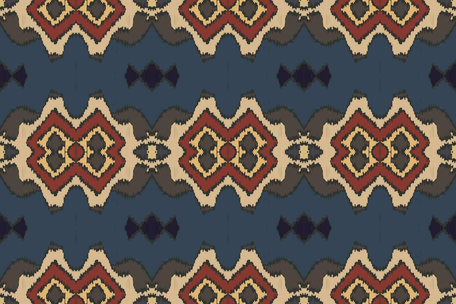 motief ikat paisley borduurwerk achtergrond. ikat bloem meetkundig etnisch oosters patroon traditioneel. ikat aztec stijl abstract ontwerp voor afdrukken textuur,stof,sari,sari,tapijt. vector