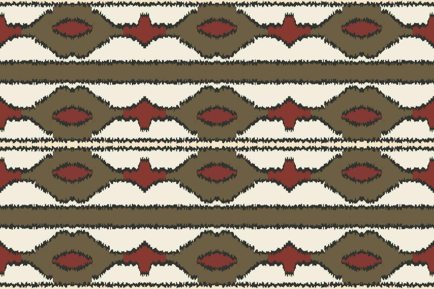 ikat naadloos patroon borduurwerk achtergrond. ikat kleding stof meetkundig etnisch oosters patroon traditioneel. ikat aztec stijl abstract ontwerp voor afdrukken textuur,stof,sari,sari,tapijt. vector