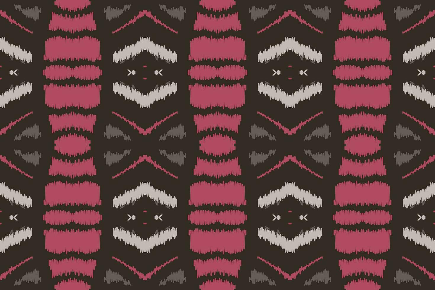 ikat naadloos patroon borduurwerk achtergrond. ikat naadloos meetkundig etnisch oosters patroon traditioneel.azteken stijl abstract vector ontwerp voor textuur, stof, kleding, verpakking, sarong.