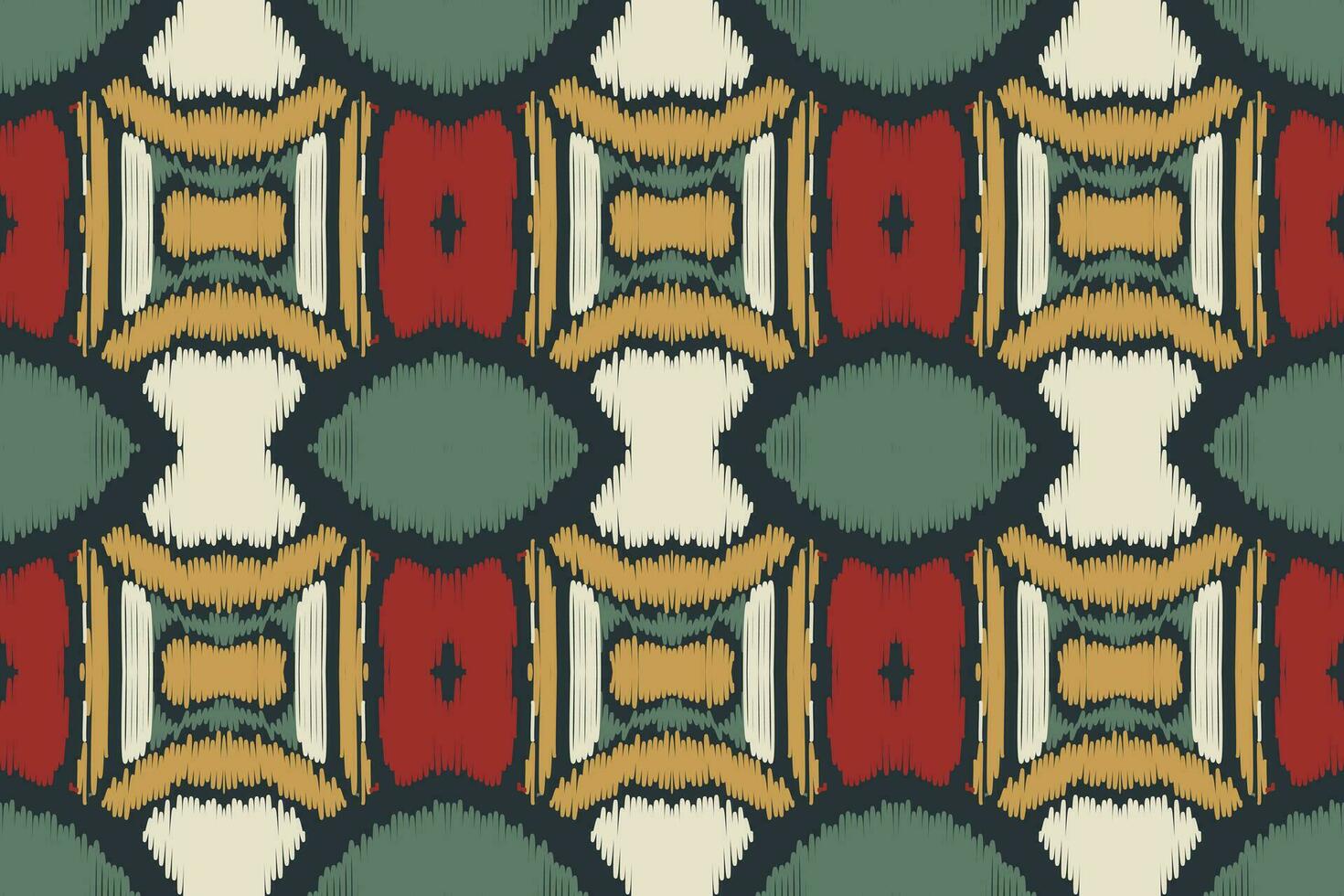 ikat bloemen paisley borduurwerk achtergrond. ikat streep meetkundig etnisch oosters patroon traditioneel.azteken stijl abstract vector illustratie.ontwerp voor textuur, stof, kleding, verpakking, sarong.