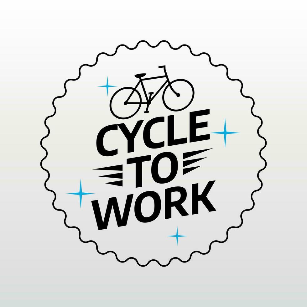 fiets naar werk dag ontwerp sjabloon. fiets naar werk vector ontwerp. fiets vector ontwerp. fiets vector ontwerp.