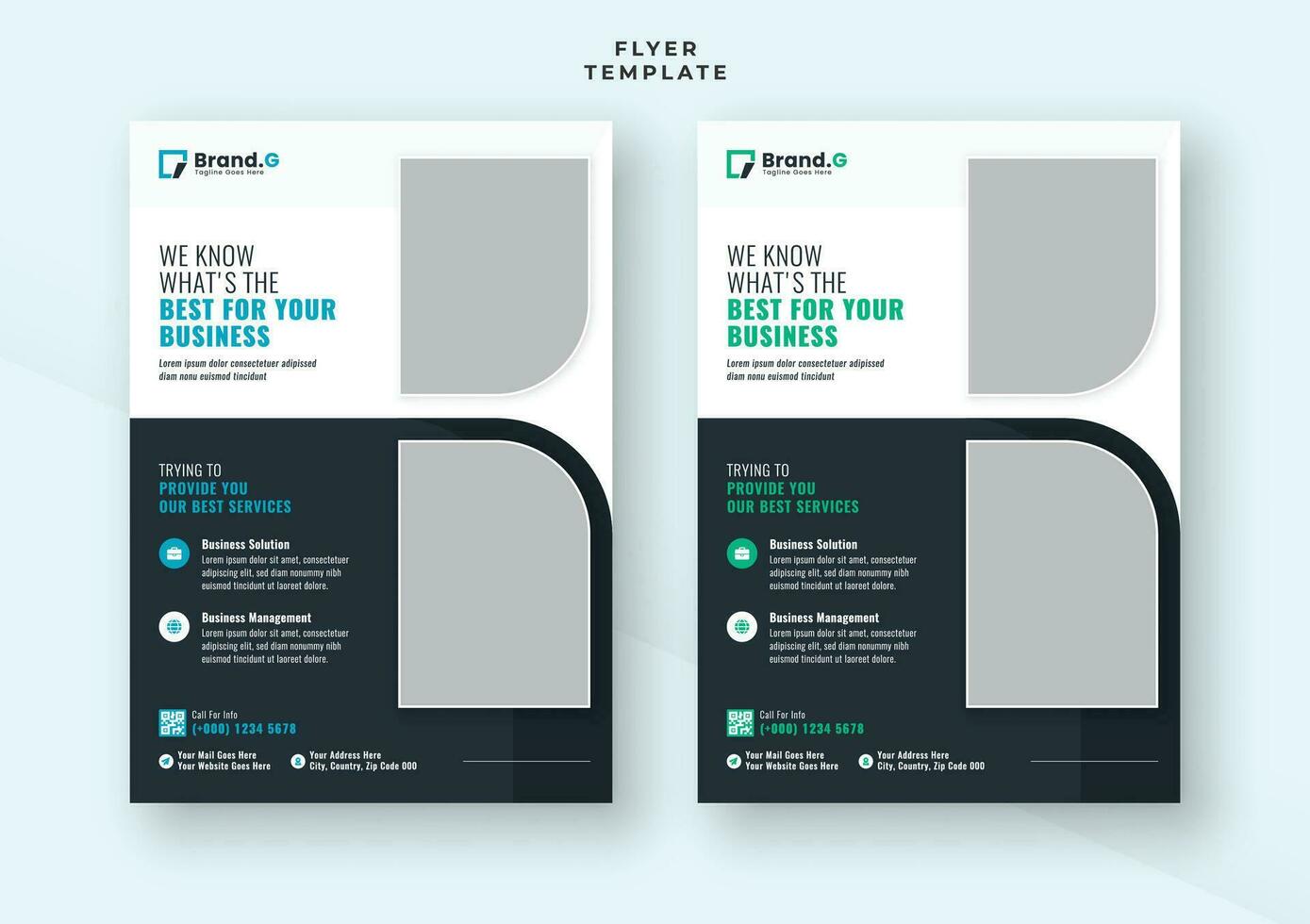 modern bedrijf creatief meetkundig vorm brochure Hoes brochure reclame folder ontwerp vector