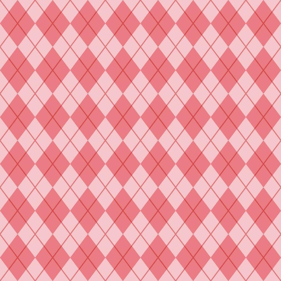 rood naadloos argyle patroon vector