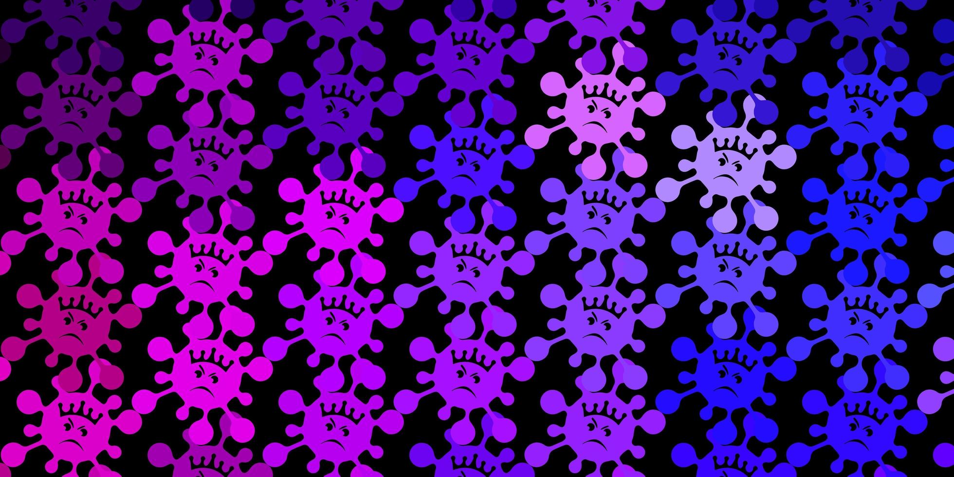 donkerpaars roze vectorsjabloon met grieptekens vector