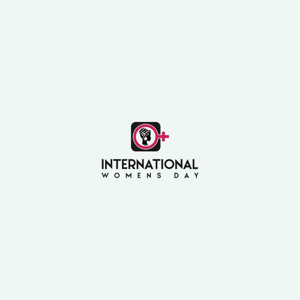 vrouw dag logo vector