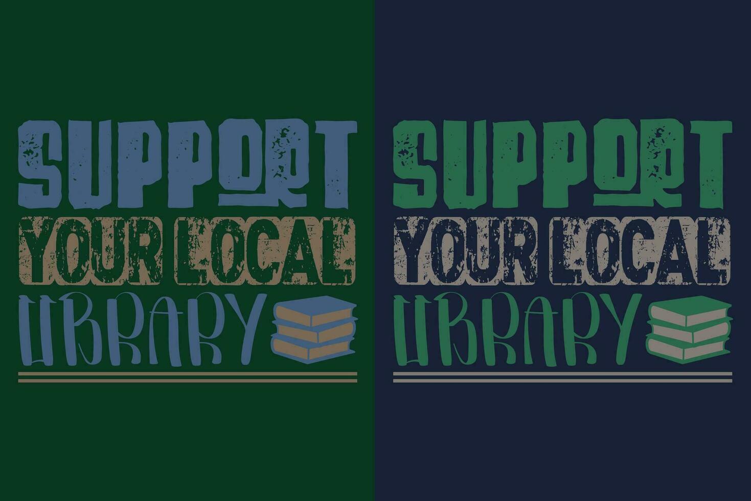 ondersteuning uw lokaal bibliotheek, boek minnaar shirt, literair shirt, boekachtig shirt, lezing boek, bibliothecaris shirt, boek lezer shirt, inspirerend shirt, geschenk voor bibliothecaris, geschenk voor boek minnaar vector