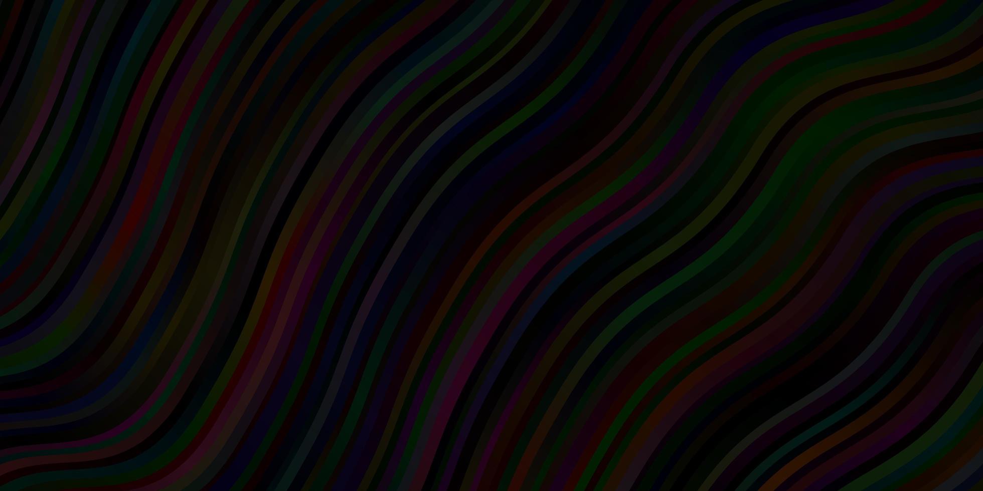 donkerbruin vectorpatroon met gebogen lijnen kleurrijke illustratie in abstracte stijl met gebogen lijnenpatroon voor advertenties commercials vector