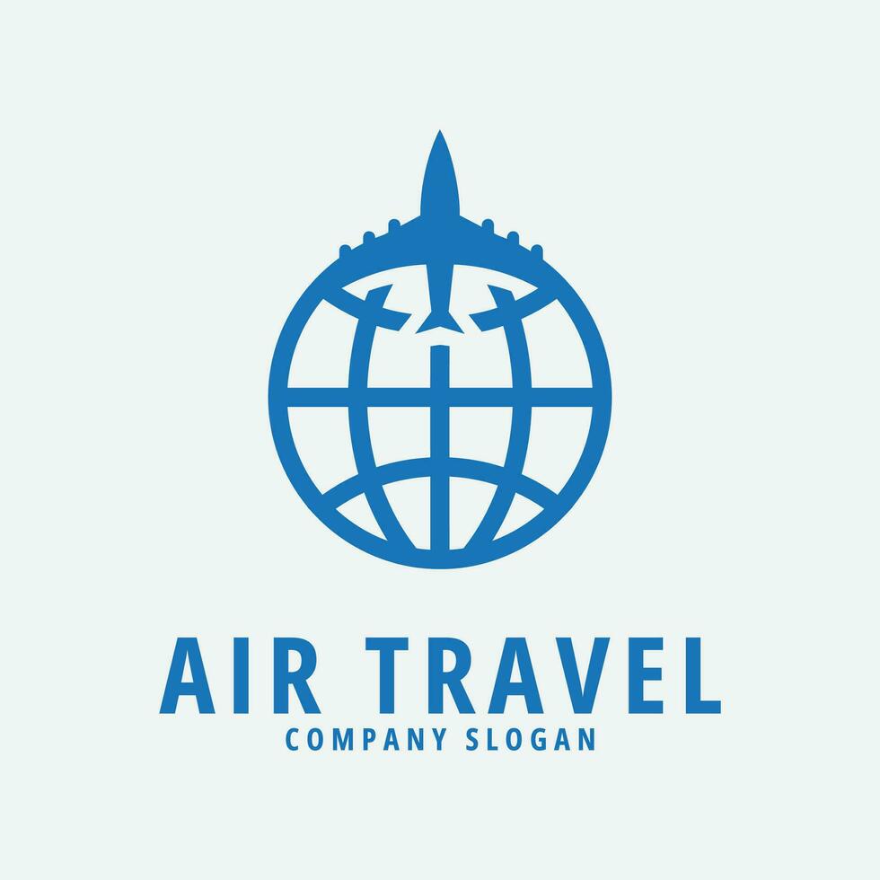 lucht reizen lijn kunst ontwerp logo illustratie icoon vector