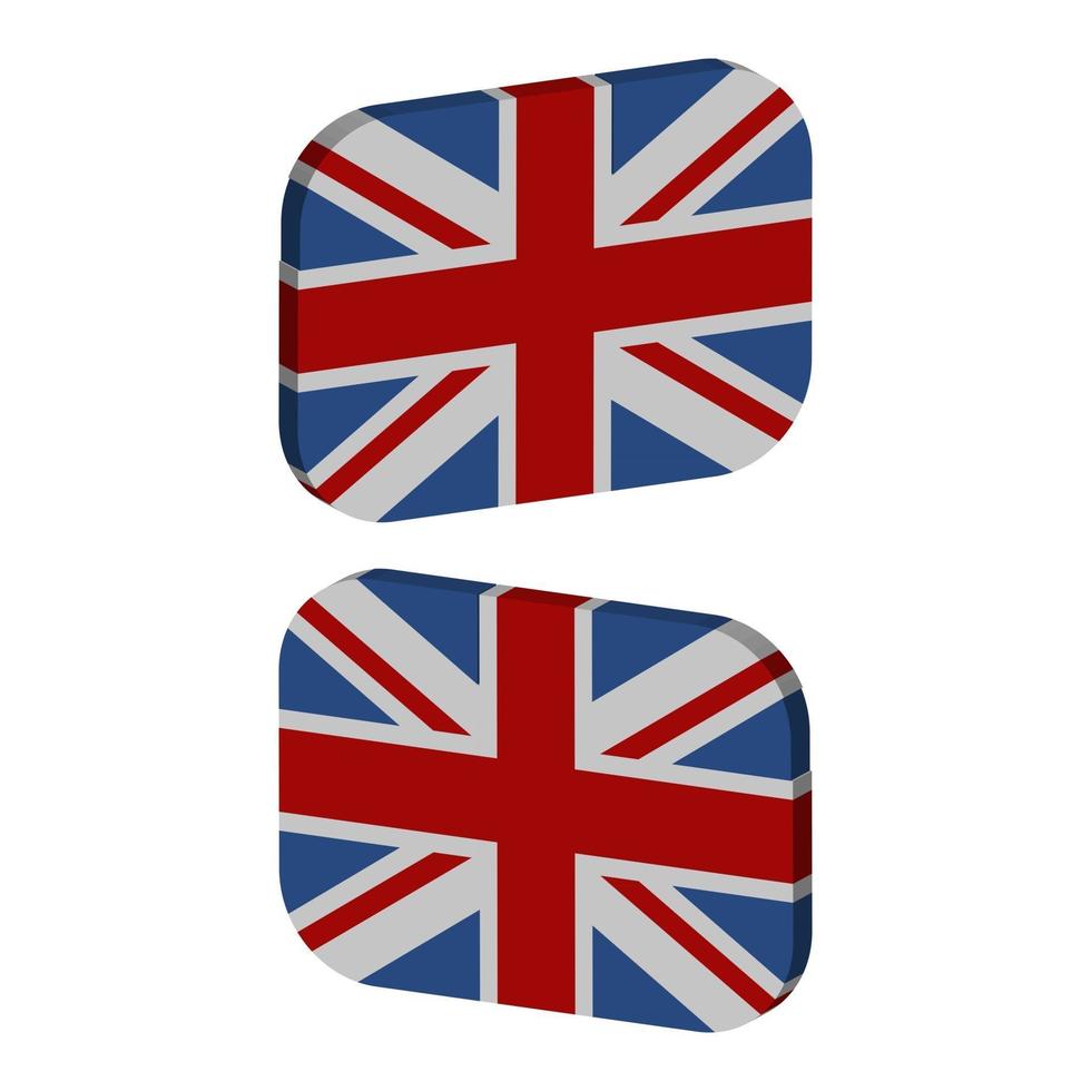 vlag van groot-brittannië op achtergrond vector