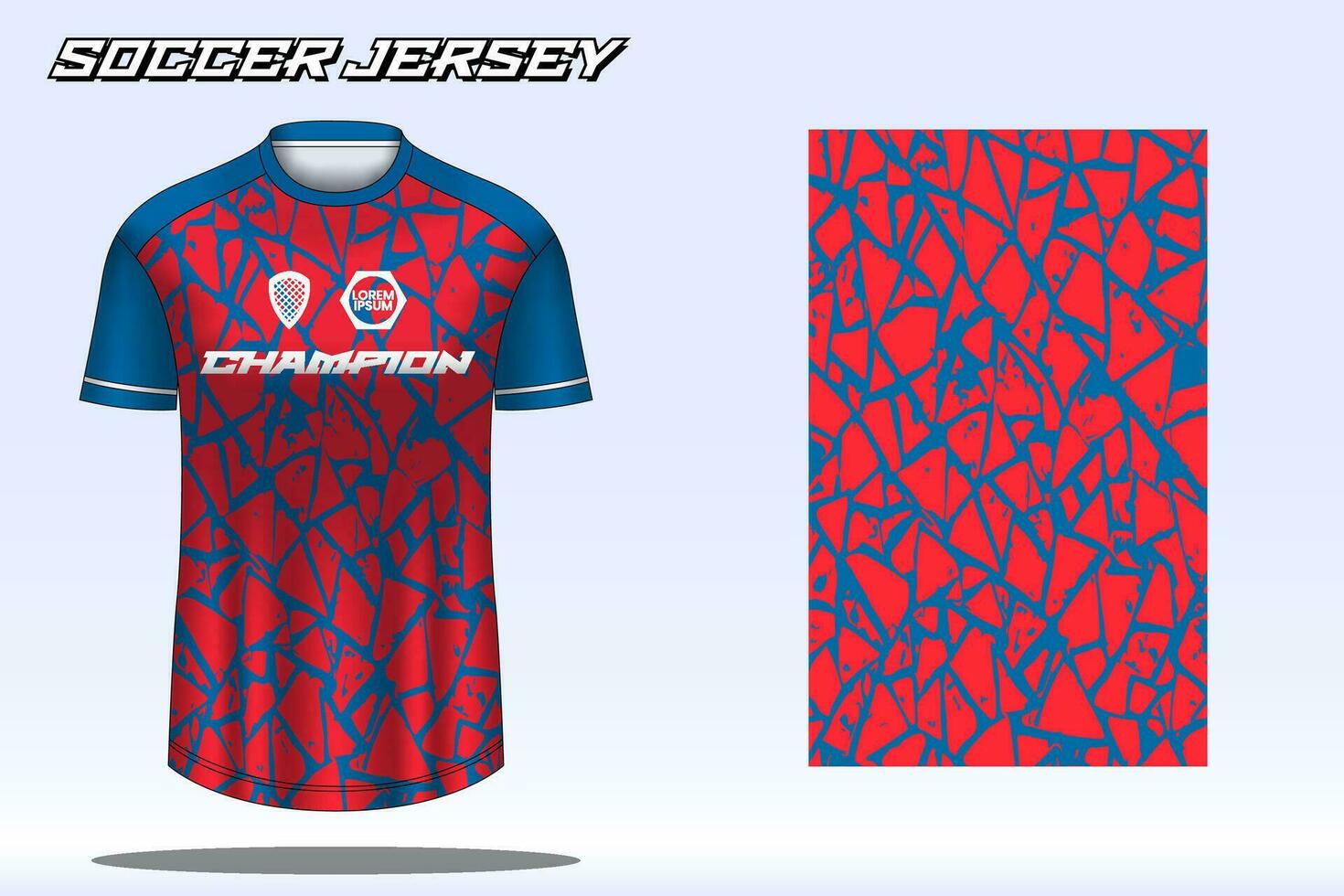 voetbal Jersey sport t-shirt ontwerp mockup voor Amerikaans voetbal club vector