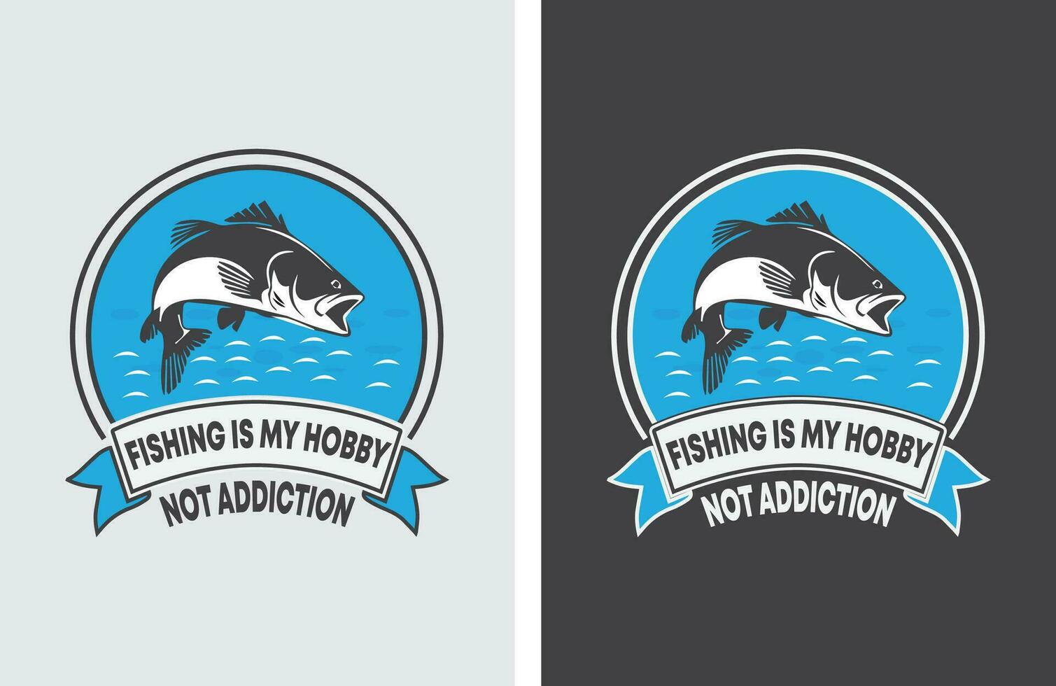 visvangst t-shirt ontwerp voor u vector