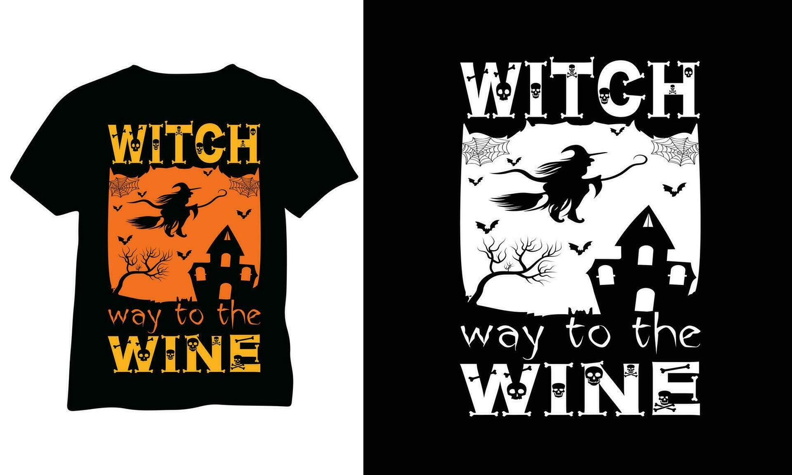heks manier naar de wijn heks overhemden witchy vector grappig halloween overhemd eps ontwerp