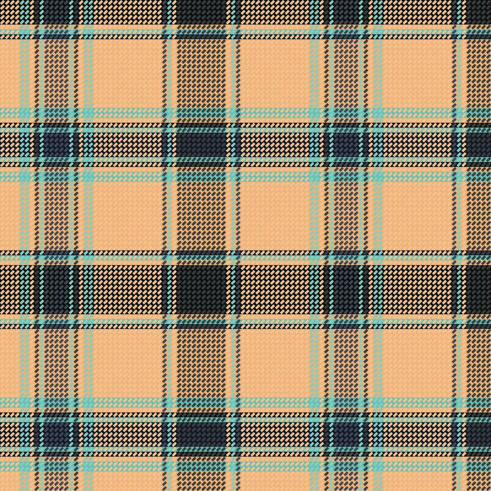 Schotse ruit of plaid retro kleur patroon. vector