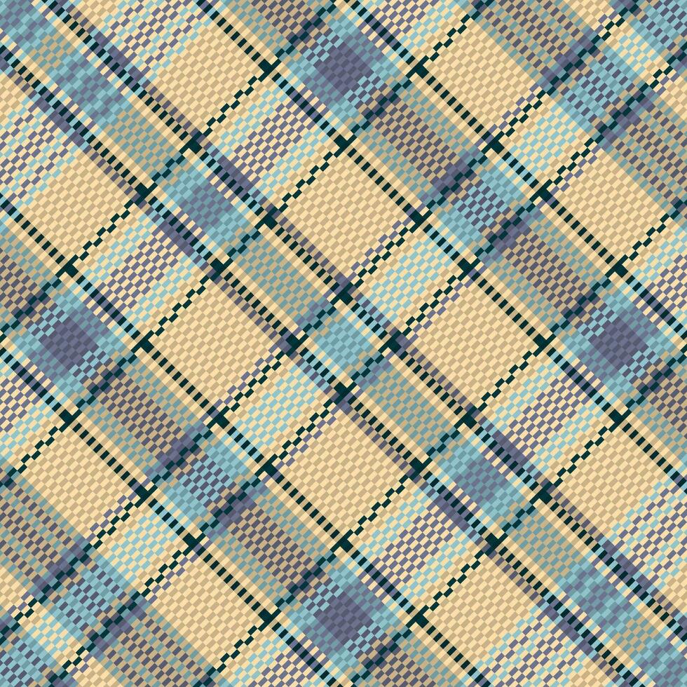 Schotse ruit of plaid retro kleur patroon. vector