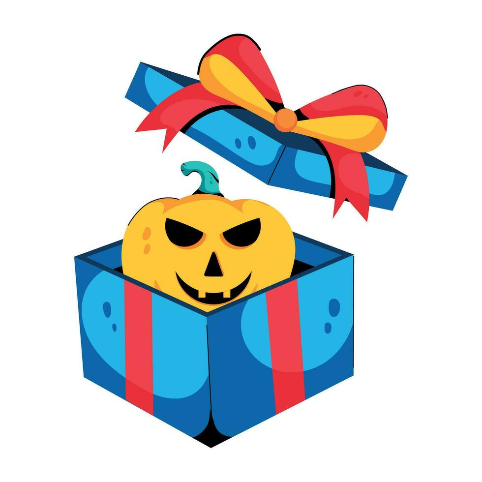 modieus halloween geschenk vector