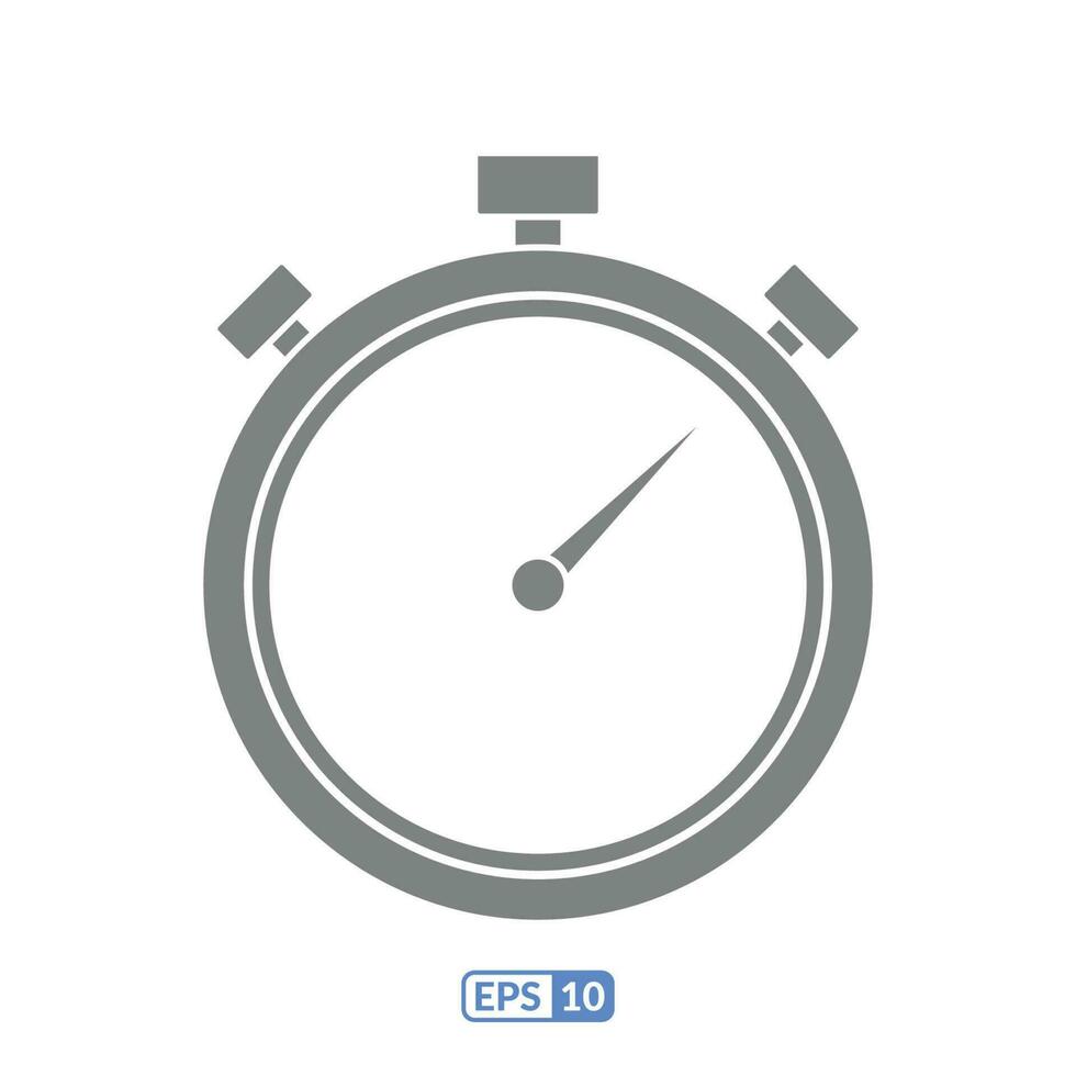 een stopwatch icoon Aan een wit achtergrond. stopwatch symbool eps10 vector