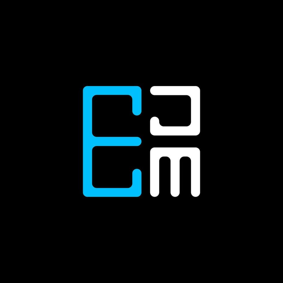 ejm brief logo creatief ontwerp met vector grafisch, ejm gemakkelijk en modern logo. ejm luxueus alfabet ontwerp