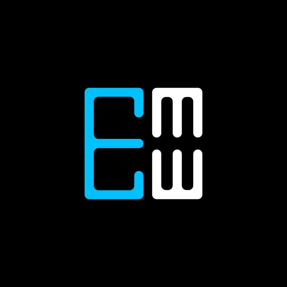 emw brief logo creatief ontwerp met vector grafisch, emw gemakkelijk en modern logo. emw luxueus alfabet ontwerp